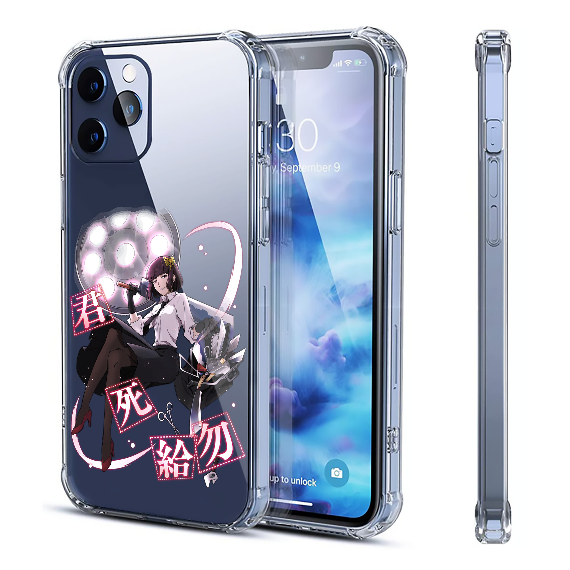 （画像用） 文豪ストレイドッグス Bungo Stray Dogs 【iPhone 12シリーズ対応】透明スマホケース（クリアソフトケース）